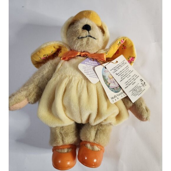 Muffy VanderBear Plush Doll In Yellow Outfit With Orange Shoes & Flowered Bonnet - Picture 1 of 7